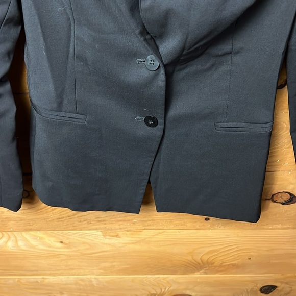 Benetton Women’s Black Blazer Jacket Career Work Classic Made In Italy 38‎ small - Picture 9 of 11